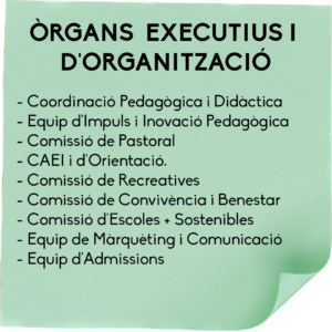 Òrgans Executius i d'organització.