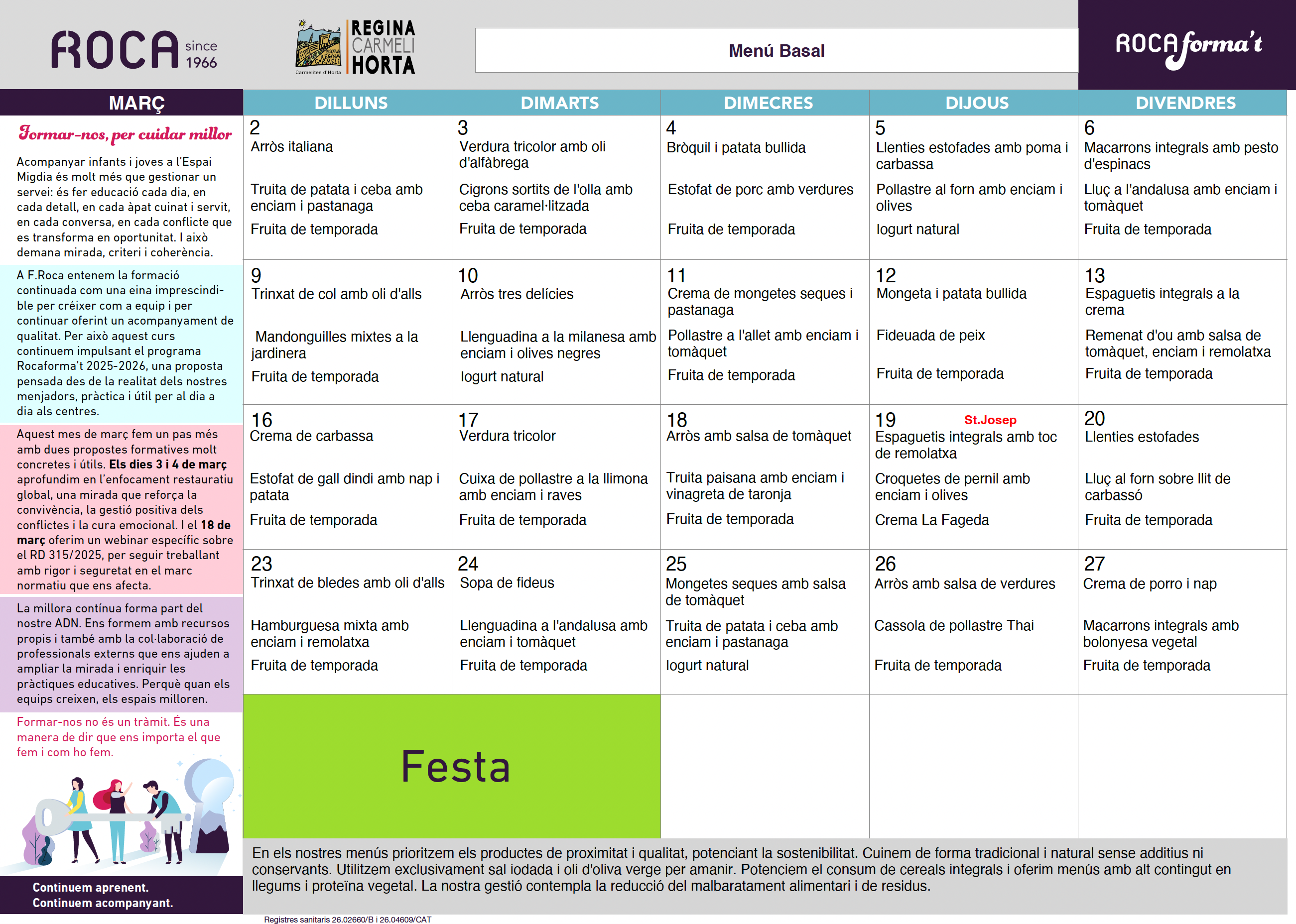menu-març-2026-regina-carmeli-horta Menu BASAL del mes de març de 2026 de l'escola Regina Carmeli Horta.