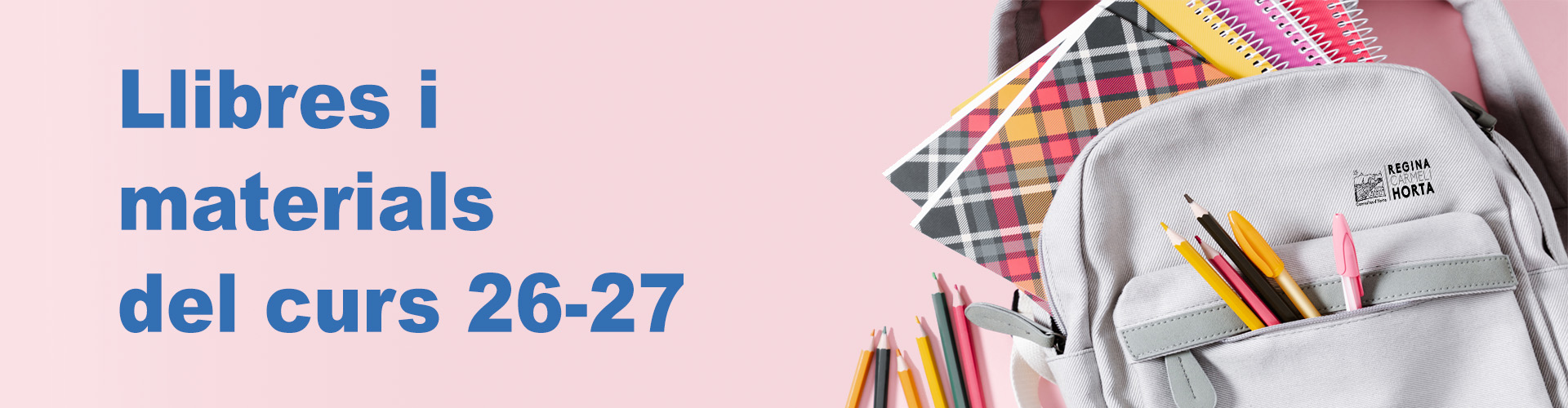 Imatge d'enllaç a la pàgina de compres dels llibres i materials del curs 2026-2027.